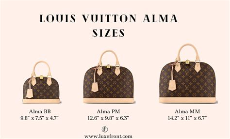 lv alma patent|louis vuitton alma sizes.